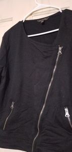 Women's Banana  republic  black sweater with zipper size L